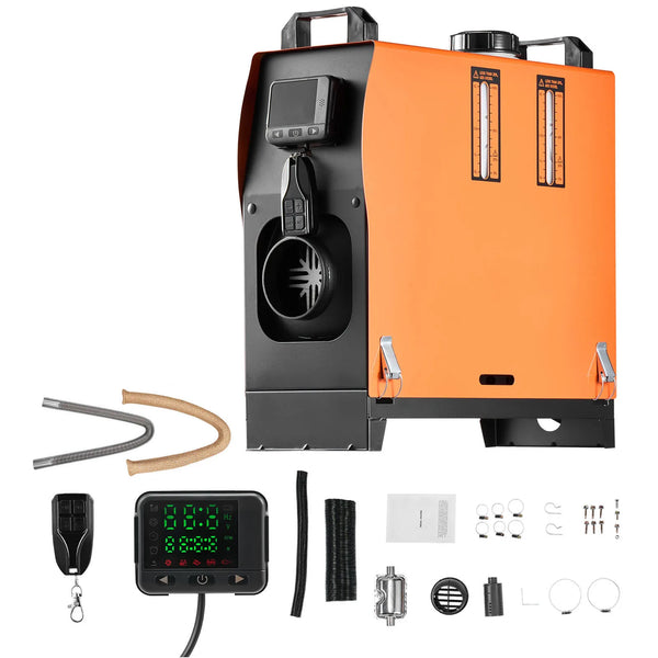 Novara Arctic 8KW — All-in-One Diesel Air Heater | LCD + Remote | RV, Cabin & Workshop