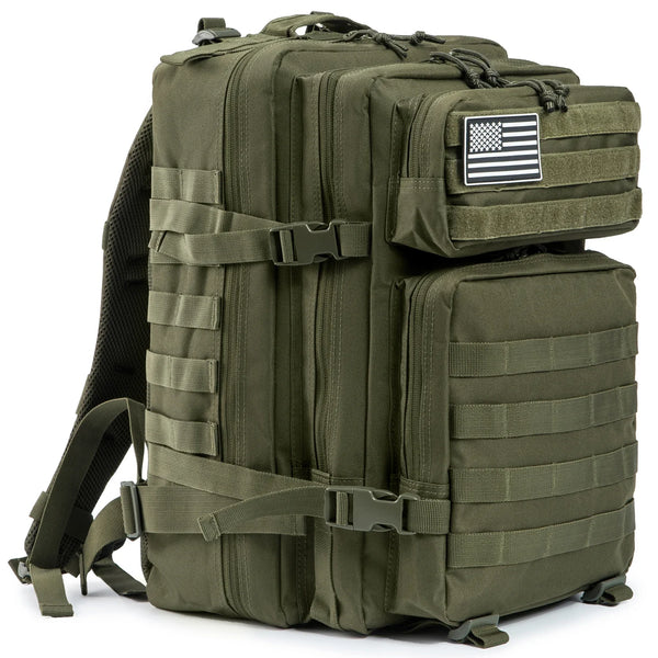 Novara Ranger 45L — Tactical MOLLE Backpack | Military-Grade 3-Day Assault Rucksack | Hiking, Camping, Bug-Out